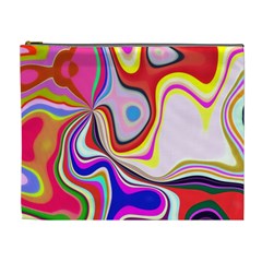 Colourful Abstract Background Design Cosmetic Bag (xl) by Nexatart