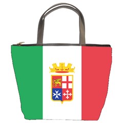Naval Ensign Of Italy Bucket Bags
