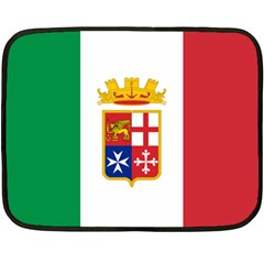 Naval Ensign Of Italy Fleece Blanket (mini)