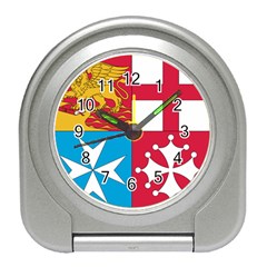 Naval Jack Of Italian Navy  Travel Alarm Clocks by abbeyz71