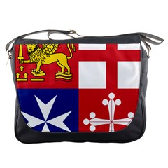 Naval Jack Of Italian Navy  Messenger Bags by abbeyz71