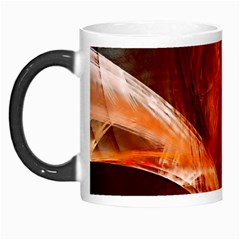 Red Abstract Pattern Texture Morph Mugs by Nexatart