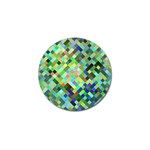 Pixel Pattern A Completely Seamless Background Design Golf Ball Marker (4 pack) Front