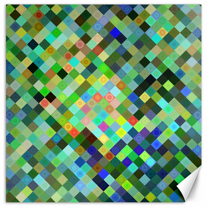 Pixel Pattern A Completely Seamless Background Design Canvas 20  x 20  