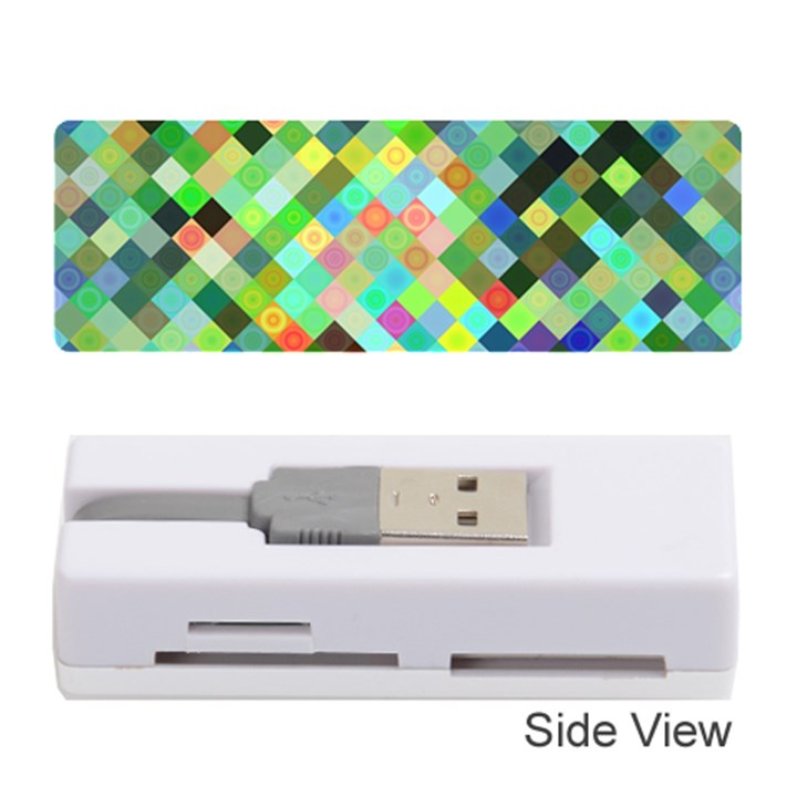 Pixel Pattern A Completely Seamless Background Design Memory Card Reader (Stick) 