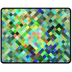 Pixel Pattern A Completely Seamless Background Design Double Sided Fleece Blanket (medium) 