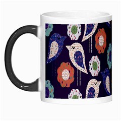 Cute Birds Seamless Pattern Morph Mugs by Nexatart