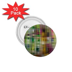 Woven Colorful Abstract Background Of A Tight Weave Pattern 1 75  Buttons (10 Pack) by Nexatart