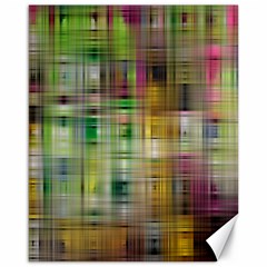 Woven Colorful Abstract Background Of A Tight Weave Pattern Canvas 16  X 20   by Nexatart