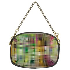 Woven Colorful Abstract Background Of A Tight Weave Pattern Chain Purses (two Sides)  by Nexatart