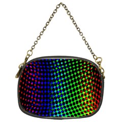 Digitally Created Halftone Dots Abstract Chain Purses (one Side)  by Nexatart