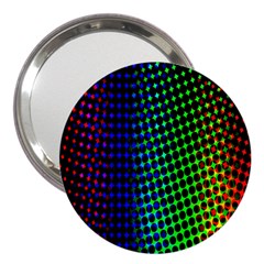 Digitally Created Halftone Dots Abstract 3  Handbag Mirrors