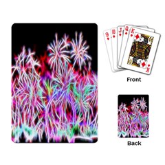 Fractal Fireworks Display Pattern Playing Card by Nexatart