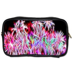 Fractal Fireworks Display Pattern Toiletries Bags 2-side