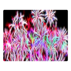 Fractal Fireworks Display Pattern Double Sided Flano Blanket (large)  by Nexatart