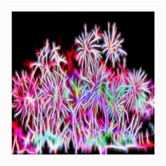 Fractal Fireworks Display Pattern Medium Glasses Cloth (2-side)