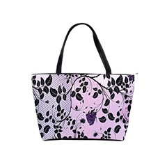 Floral Pattern Background Shoulder Handbags by Nexatart