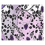 Floral Pattern Background Double Sided Flano Blanket (Small)  50 x40  Blanket Back