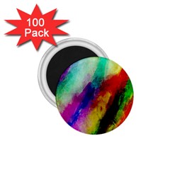 Colorful Abstract Paint Splats Background 1 75  Magnets (100 Pack)  by Nexatart