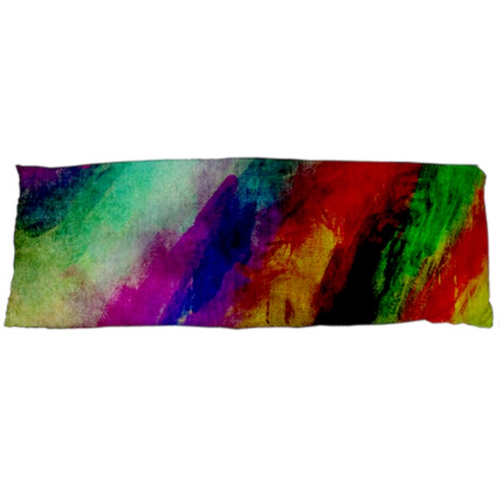 Colorful Abstract Paint Splats Background Body Pillow Case (Dakimakura)