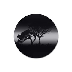 Sunset Rubber Round Coaster (4 pack) 