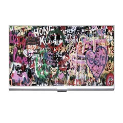 Graffiti Wall Pattern Background Business Card Holders