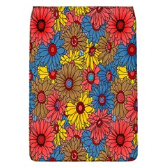 Background With Multi Color Floral Pattern Flap Covers (l)  by Nexatart