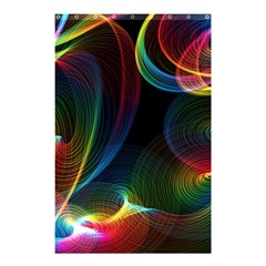 Abstract Rainbow Twirls Shower Curtain 48  X 72  (small)  by Nexatart