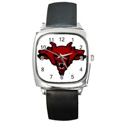 Dracula Square Metal Watch by Valentinaart