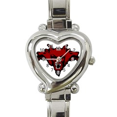 Dracula Heart Italian Charm Watch by Valentinaart