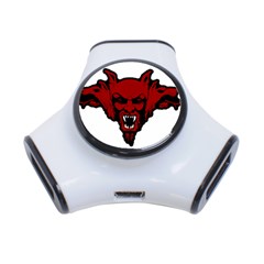 Dracula 3-port Usb Hub by Valentinaart