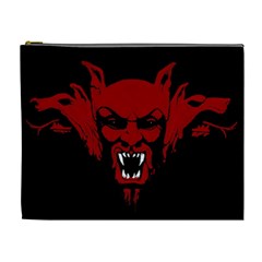 Dracula Cosmetic Bag (xl) by Valentinaart