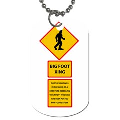 Bigfoot Dog Tag (two Sides) by Valentinaart