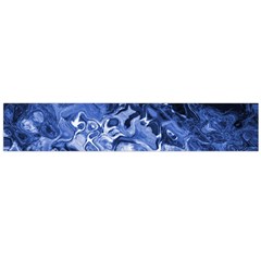 Blue Waves Abstract Art Flano Scarf (large) by LokisStuffnMore