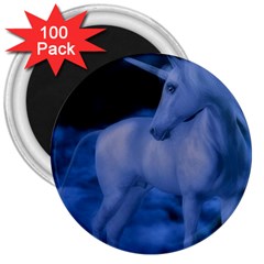 Magical Unicorn 3  Magnets (100 Pack) by KAllan