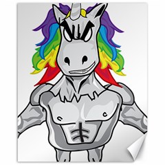 Angry Unicorn Canvas 16  X 20   by KAllan