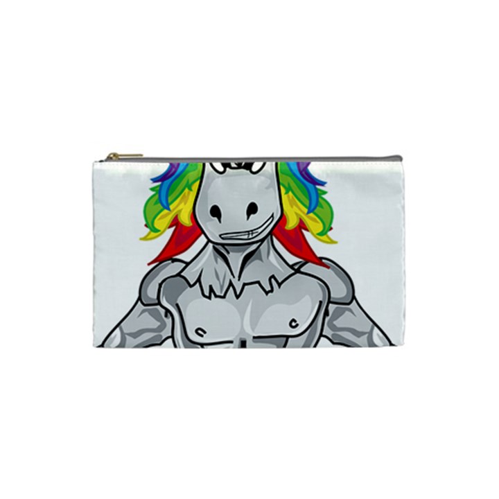 Angry Unicorn Cosmetic Bag (Small) 