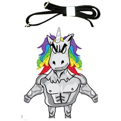 Angry Unicorn Shoulder Sling Bags by KAllan