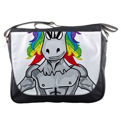 Angry Unicorn Messenger Bags