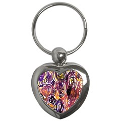 Autumnn Rainbow Key Chains (heart) 