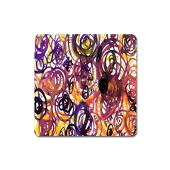 Autumnn Rainbow Square Magnet by Mariart