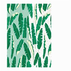 Banana Leaf Green Polka Dots Small Garden Flag (two Sides) by Mariart