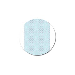 Blue Red Circle Polka Golf Ball Marker by Mariart