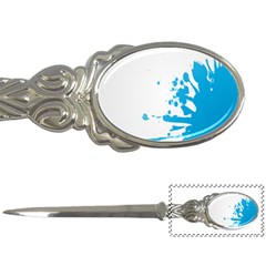 Blue Stain Spot Paint Letter Openers