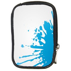 Blue Stain Spot Paint Compact Camera Cases by Mariart