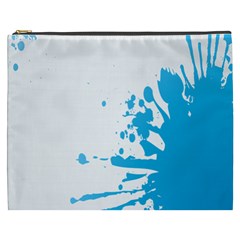 Blue Stain Spot Paint Cosmetic Bag (xxxl) 