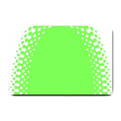 Bubble Polka Circle Green Small Doormat 