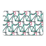 Bicycle Cycling Bike Green Sport Magnet (Rectangular) Front
