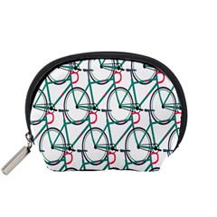 Bicycle Cycling Bike Green Sport Accessory Pouches (small)  by Mariart