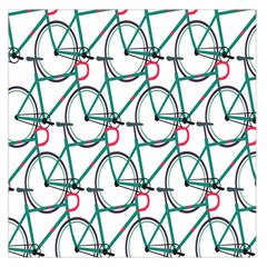 Bicycle Cycling Bike Green Sport Large Satin Scarf (square) by Mariart